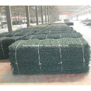 Personalizado 100X120mm Mesh Size Galvanized Wire Mesh River Gabion Colchão